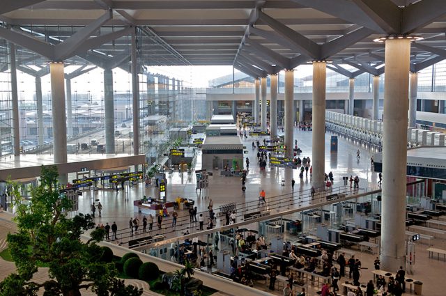 Air quality of the air-conditioning system at Malaga-Costa del Sol airport