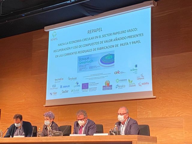 ONDOAN presenta en el foro Basque Greentech su proyecto sobre economía circular en el sector papelero vasco