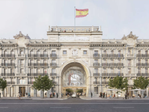 PCI sistemak Banco Santanderren egoitza den Pereda eraikin historikoan
